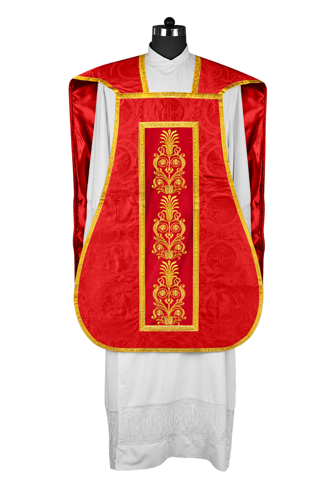 FIDDLEBACK WITH EMBROIDERED ORPHERY