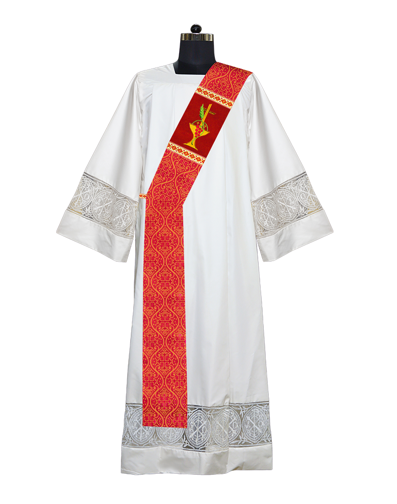 Deacon Stole with Communion Motif