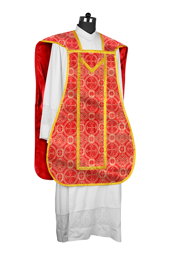 Roman Chasuble with adorned motif