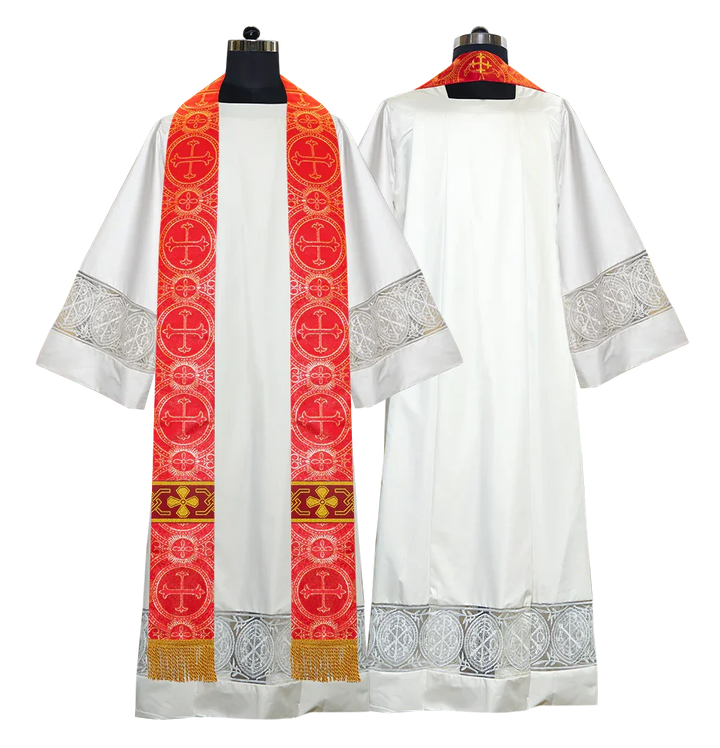 Gothic Cope with Adorned Detailed Braids