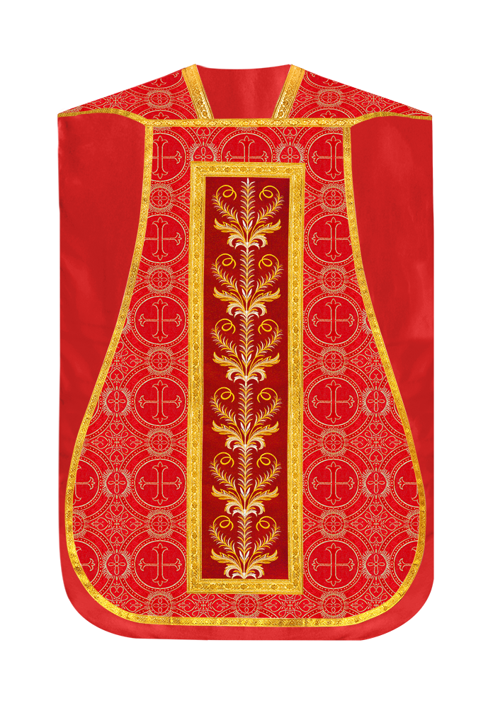 Roman Chasuble with liturgical motifs