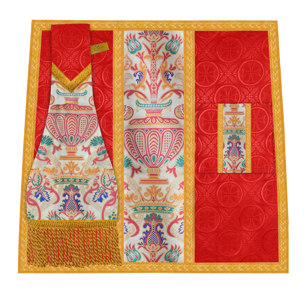 Handcrafted Tapestry Mass Set with Braided trims