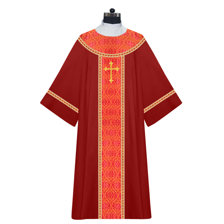 Dalmatics Vestments With Liturgical Cross motifs