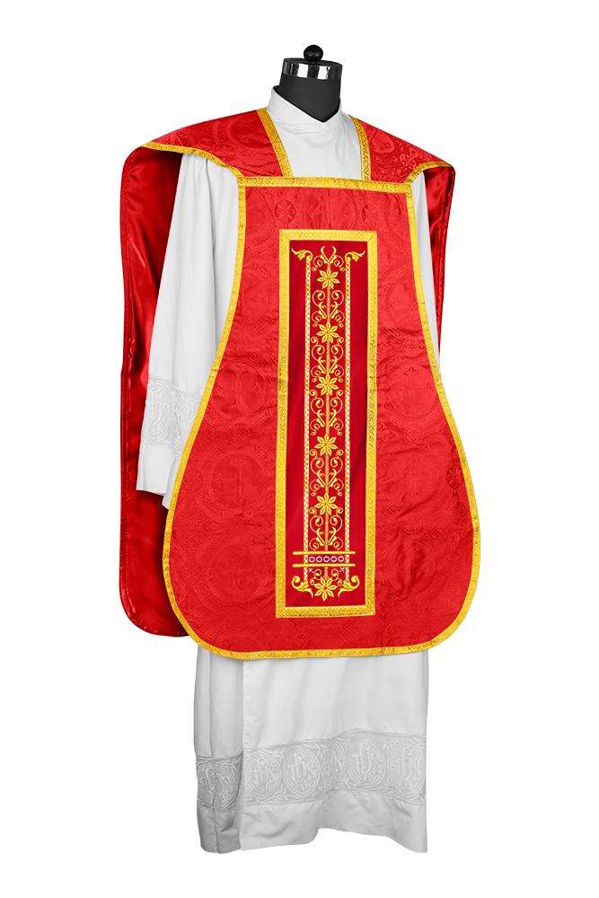 Vestimentas católicas con espalda de violín 