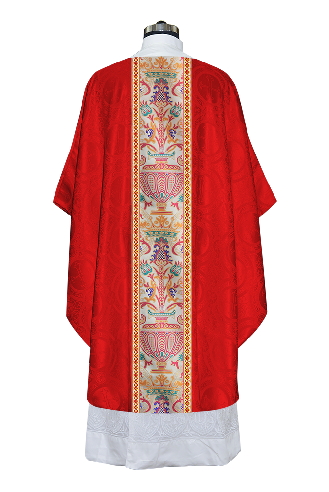 Coronation Tapestry Chasuble Braided with Trims