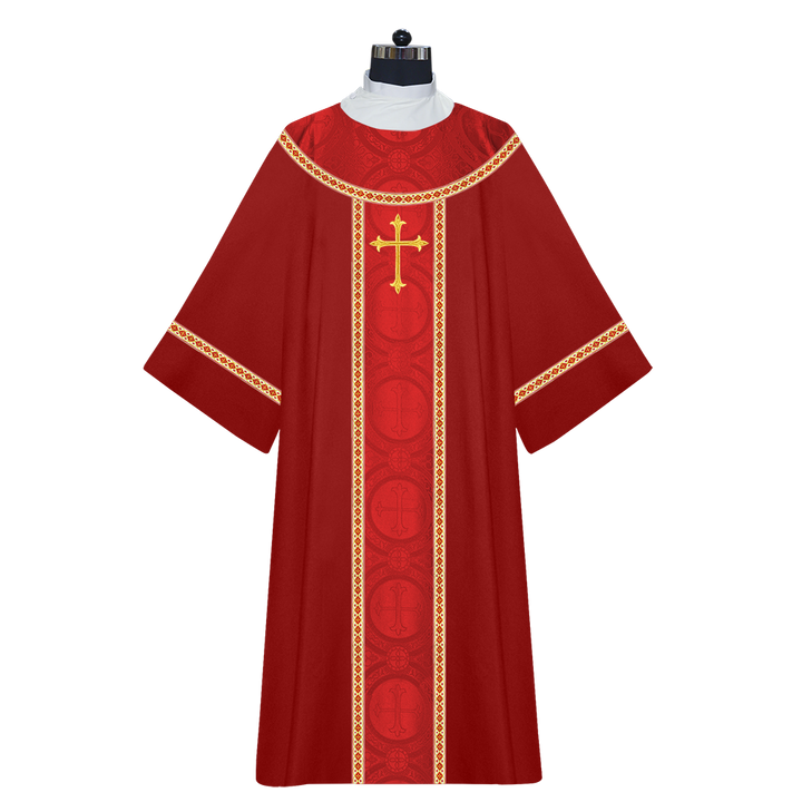 Dalmatics Vestments With Liturgical Cross motifs