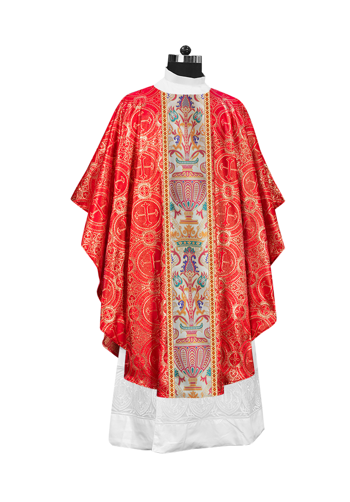 Coronation Tapestry Chasuble Braided with Trims