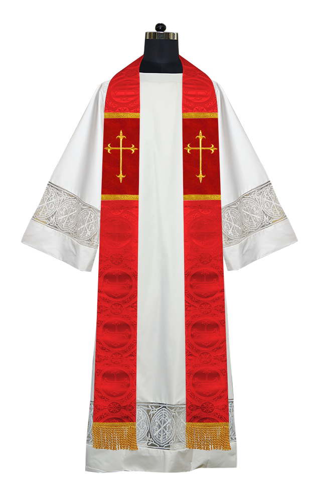 Clergy Stole with Spiritual motif