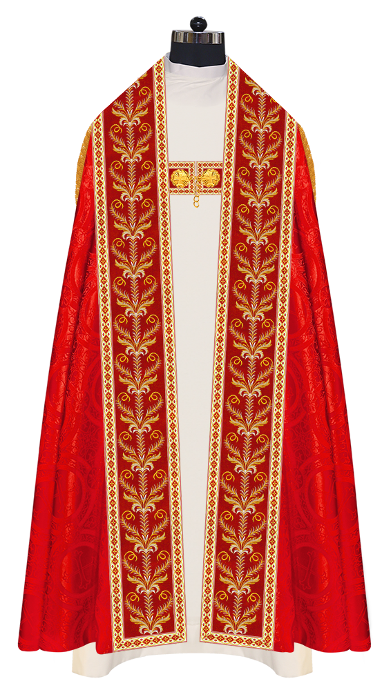 Traditional Embroidered Roman Cope Vestment