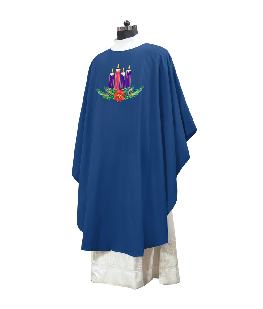 Advent Gothic Chasuble - Gloria