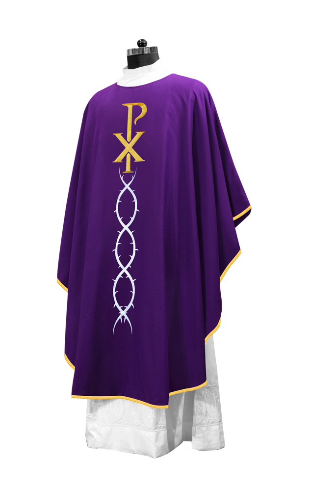 Lenten PAX Gothic chasuble