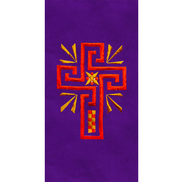 Glory Cross Embroidered Clergy Stole