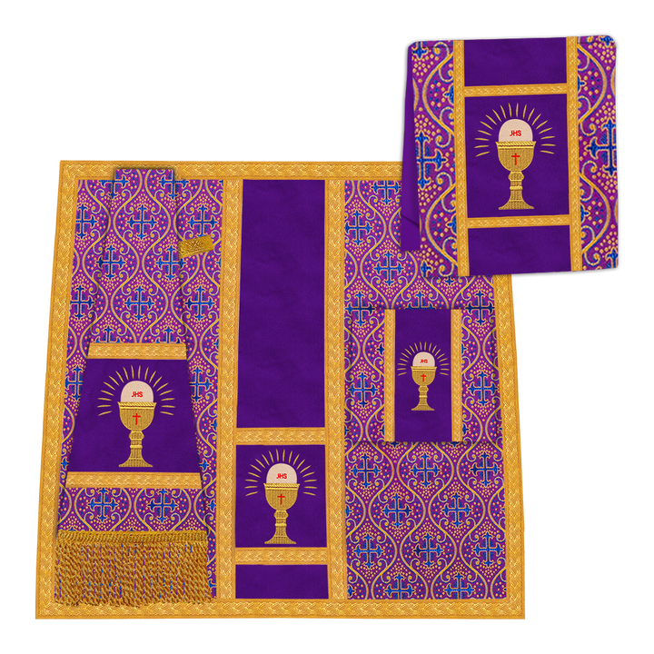 Liturgical Cope Vestments with Ornate Trims