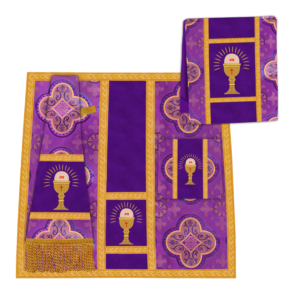 Gothic Chasuble with Ornate Braided Trims