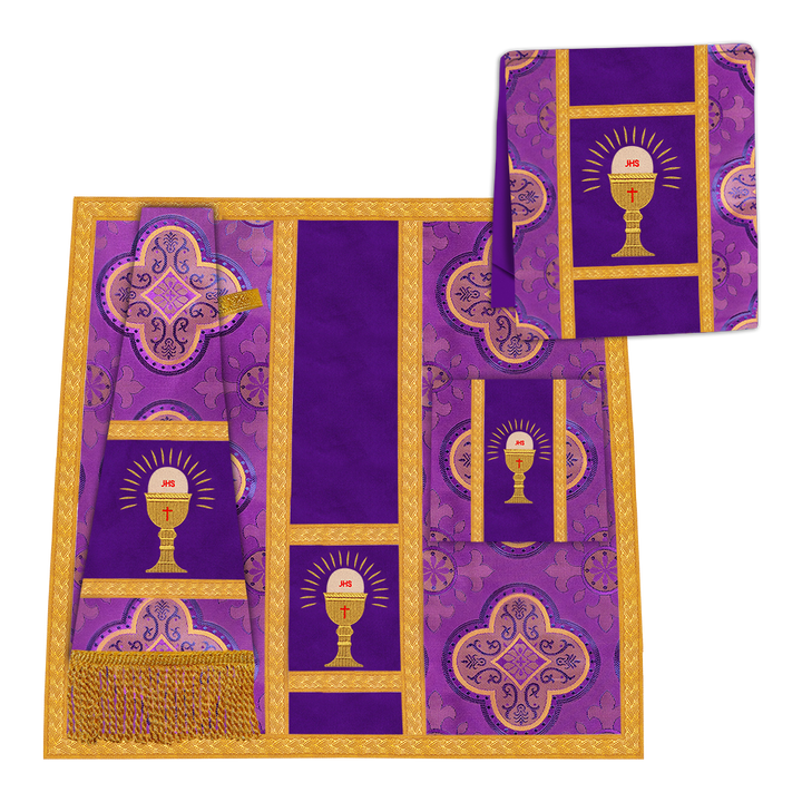 Gothic Chasuble with Ornate Braided Trims