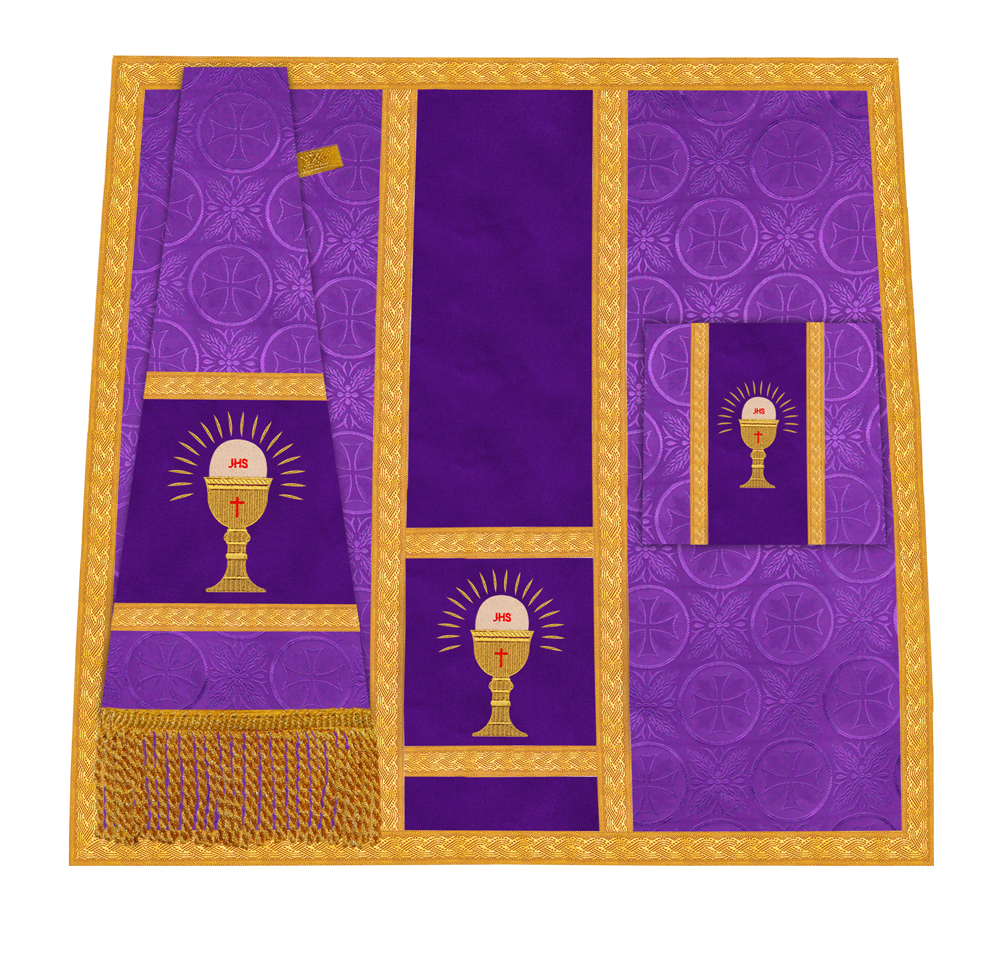 Mass Set adorned with Liturgical Motif