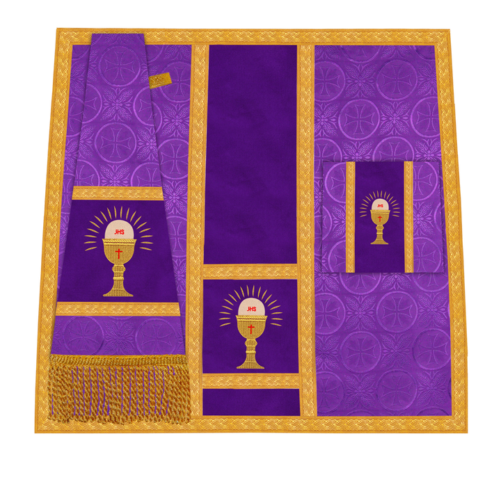 Mass Set adorned with Liturgical Motif