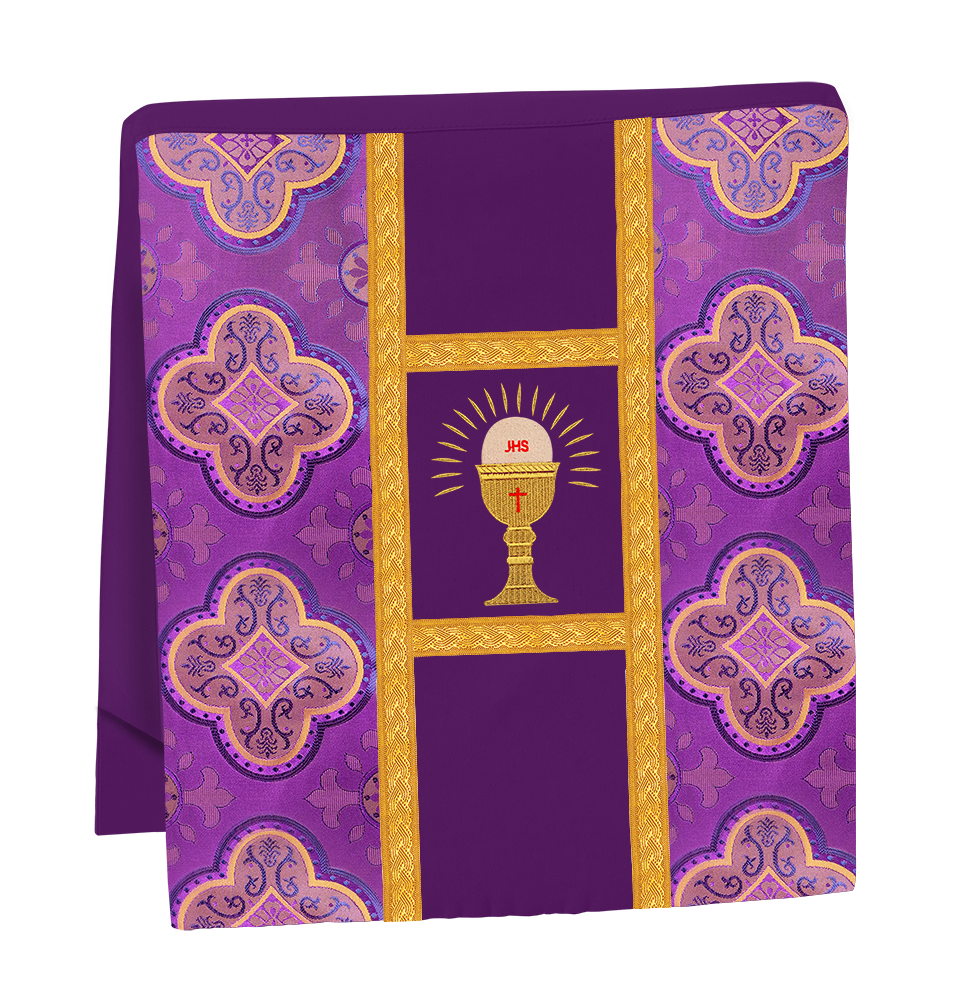 Spiritual Church Mass Set with Embroidered Motif