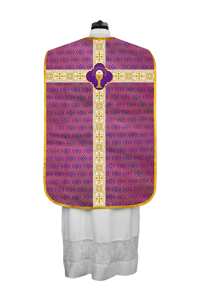 Vestimentas con espalda de violín con motivo y cruz Orphrey