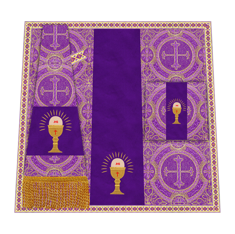 Conjunto de misa de altar con motivo 