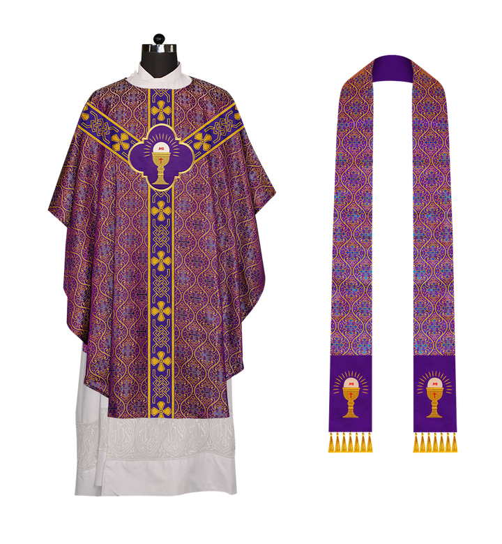 Gothic Chasuble with Motif and Trims