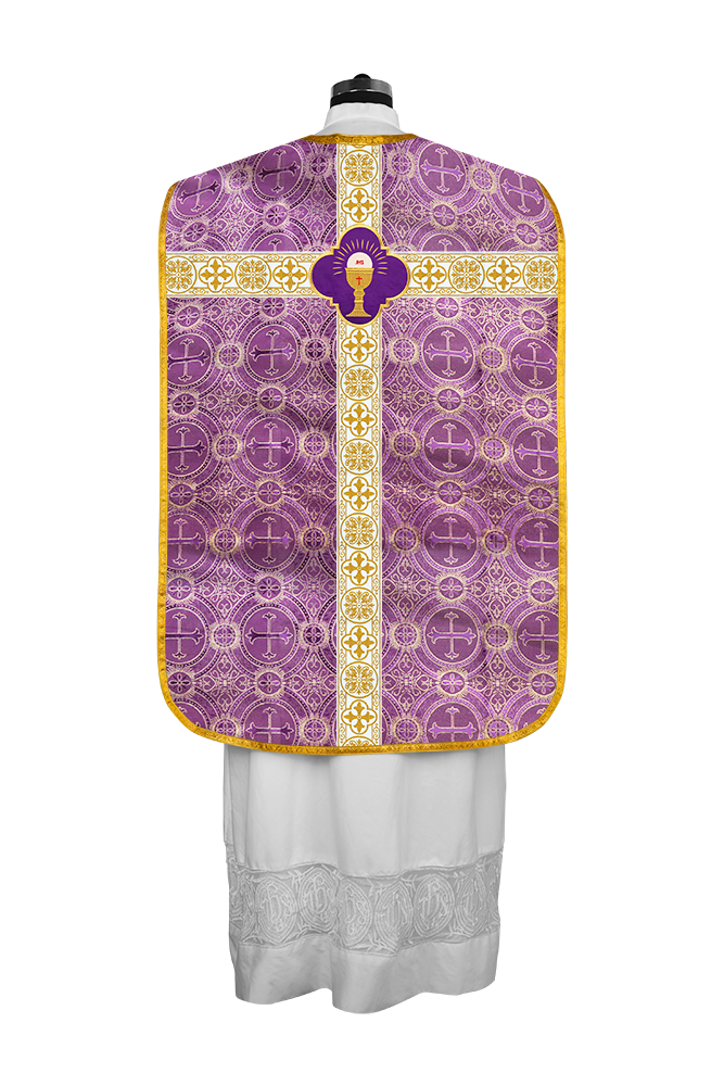 Vestimentas con espalda de violín con motivo y cruz Orphrey