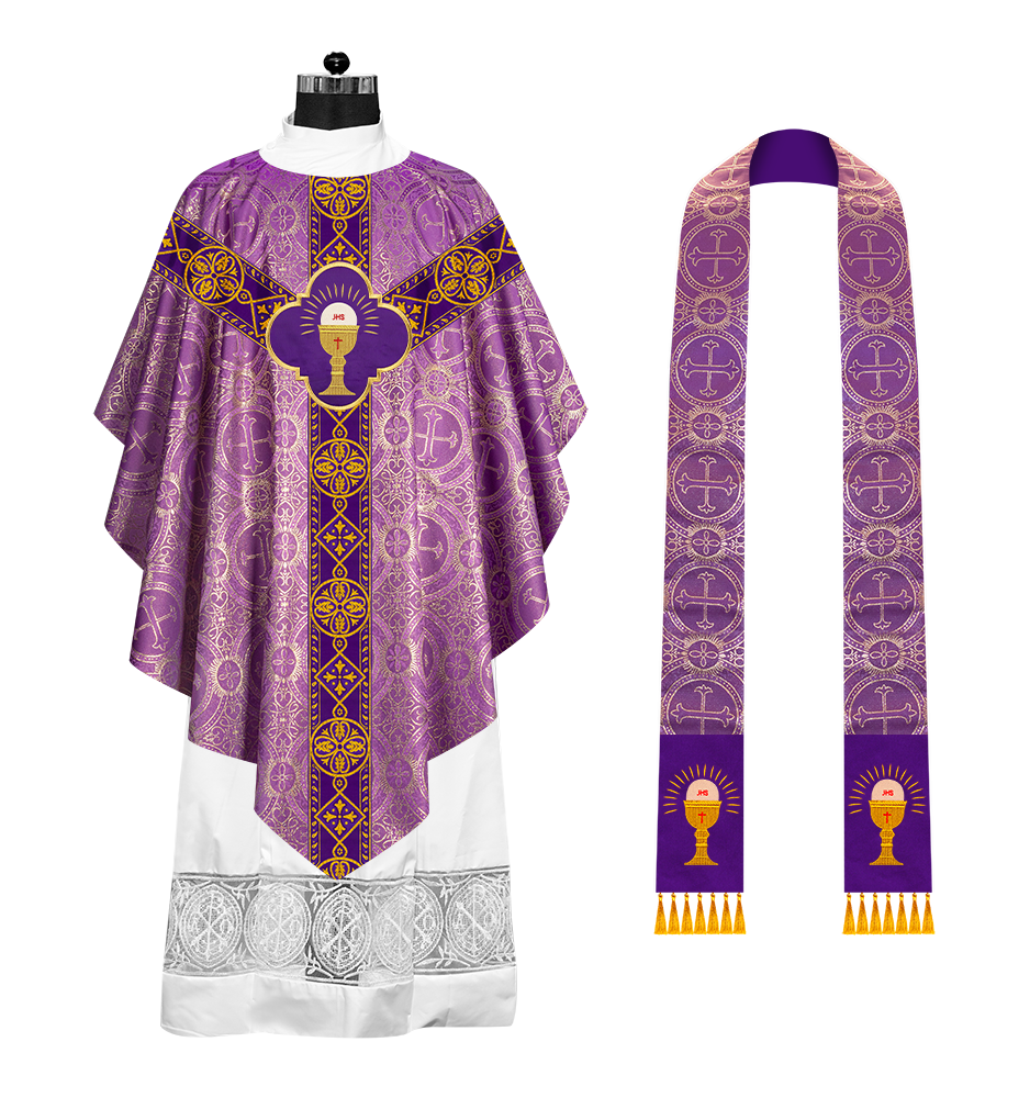 Ornate Liturgical Pugin Chasuble Vestment