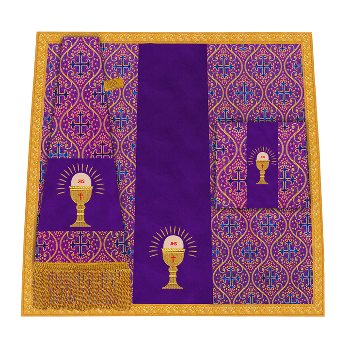 Liturgical Altar Mass Set with adorned motif