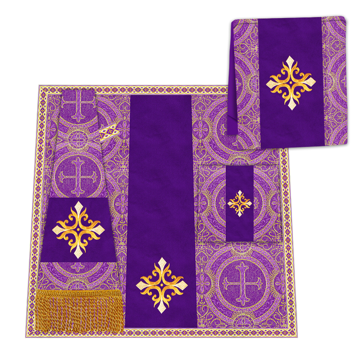 Enhanced Gothic Cope Vestments With Liturgical cross