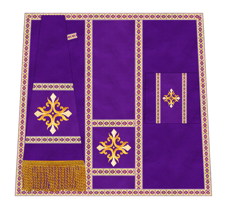 Liturgical Mass set with Cross