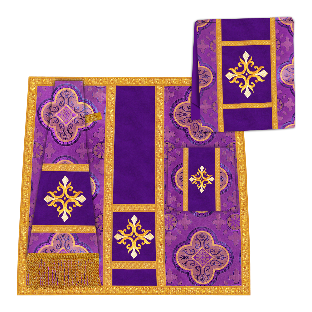 Gothic Cope with embroidered cross