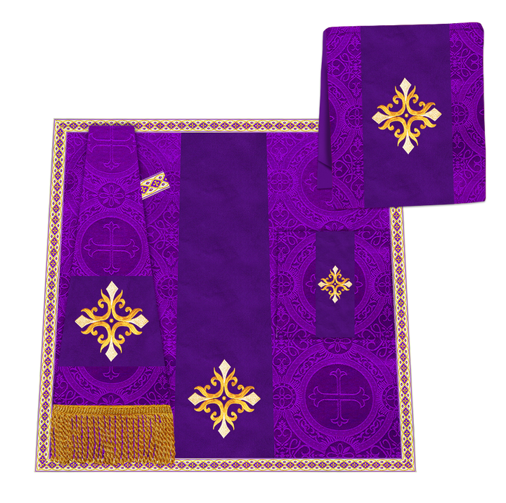 Enhanced Gothic Cope Vestments With Liturgical cross