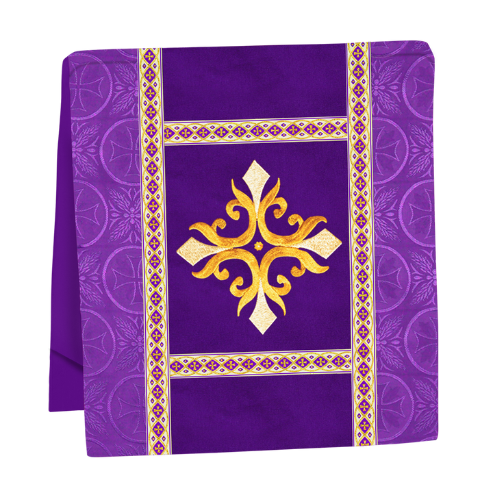 Traditional Altar Mass Set with  Embroidered Motifs