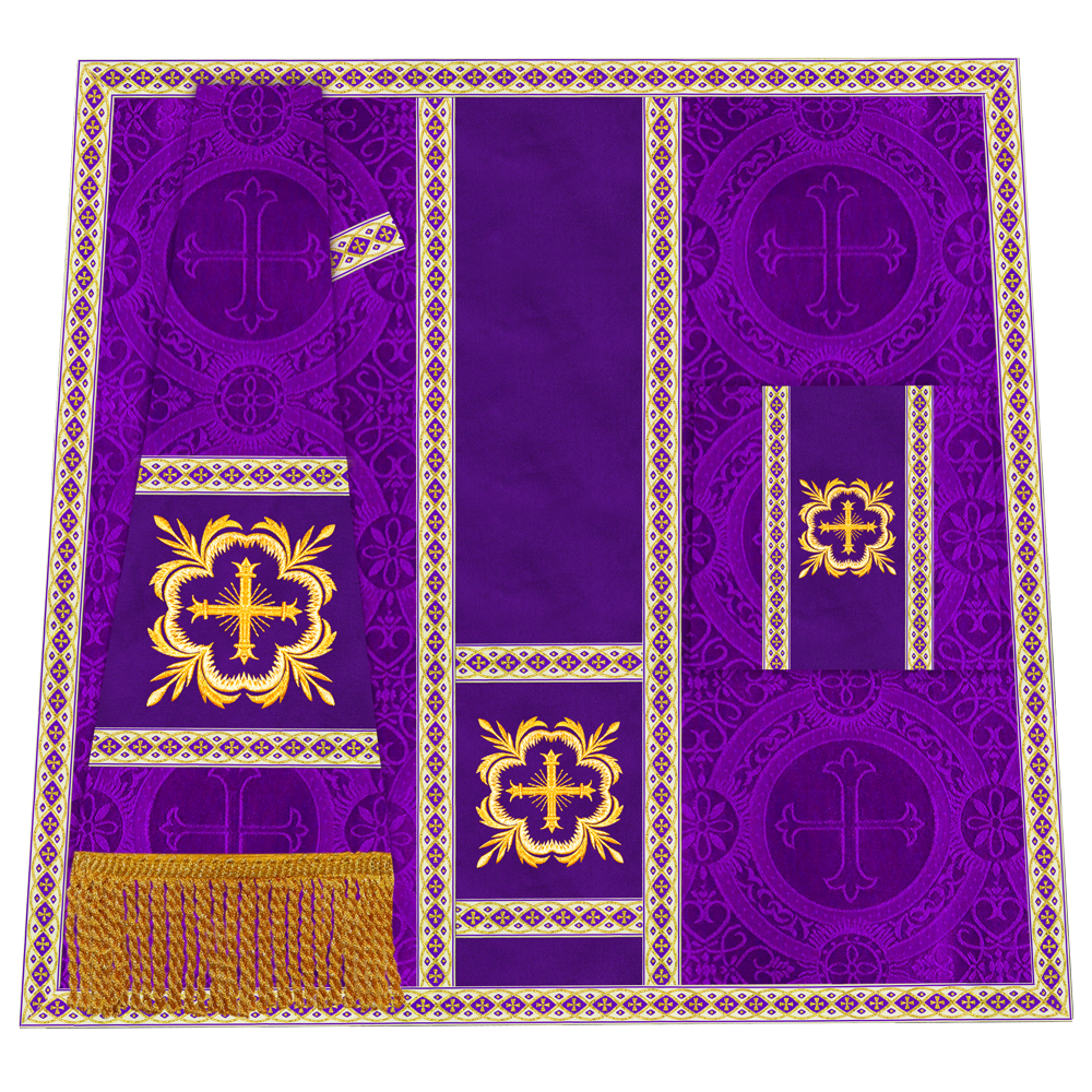 Liturgical Mass set with Cross