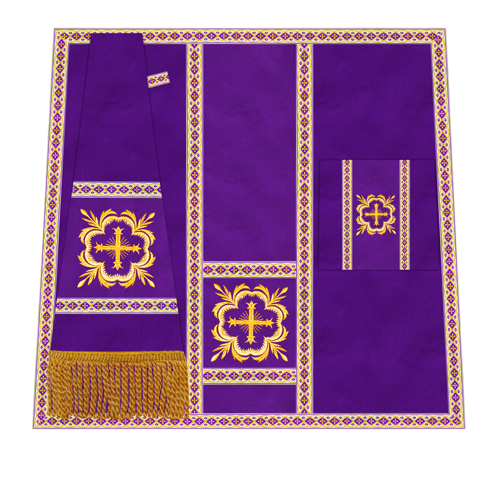 Liturgical Mass set with Cross