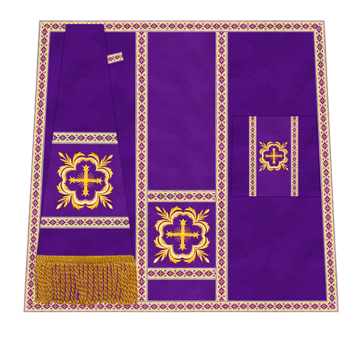 Liturgical Mass set with Cross