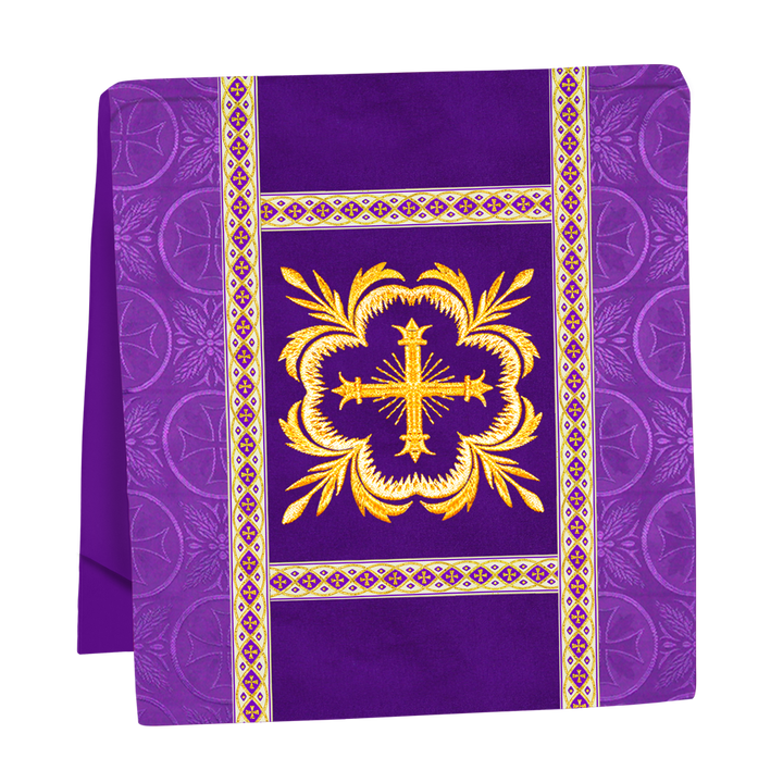 Traditional Altar Mass Set with  Embroidered Motifs