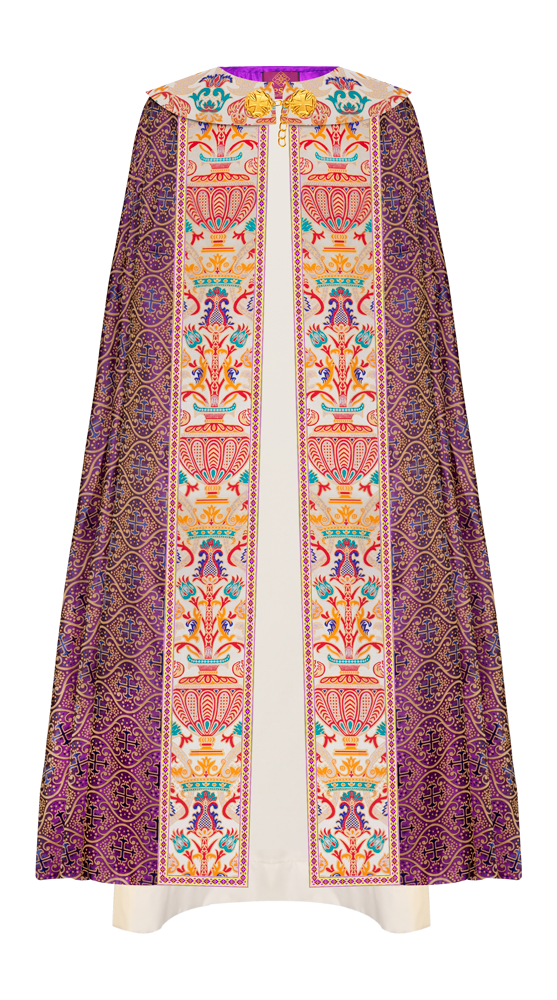 Coronation Tapestry Gothic Cope Braided with Trims