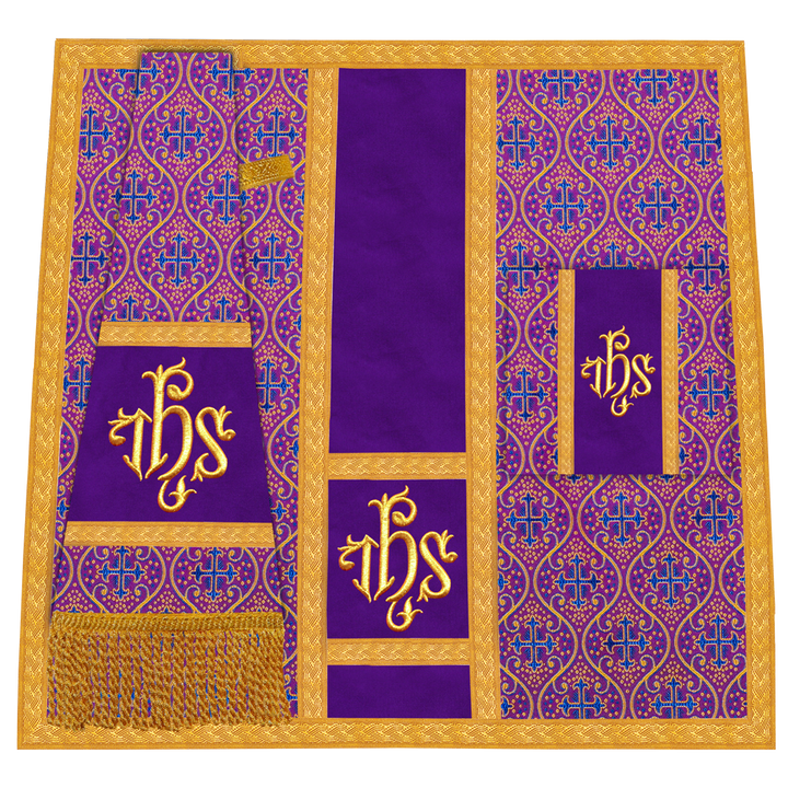 Roman Chasuble with Adorned Motif and Trims