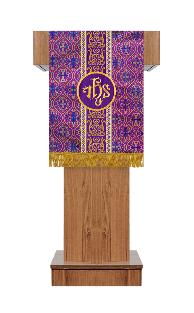 Communion Table Cloth with Embroidered Trims