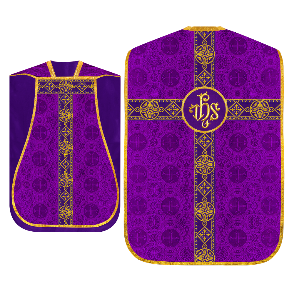 Embroidered Roman Chasuble Vestment