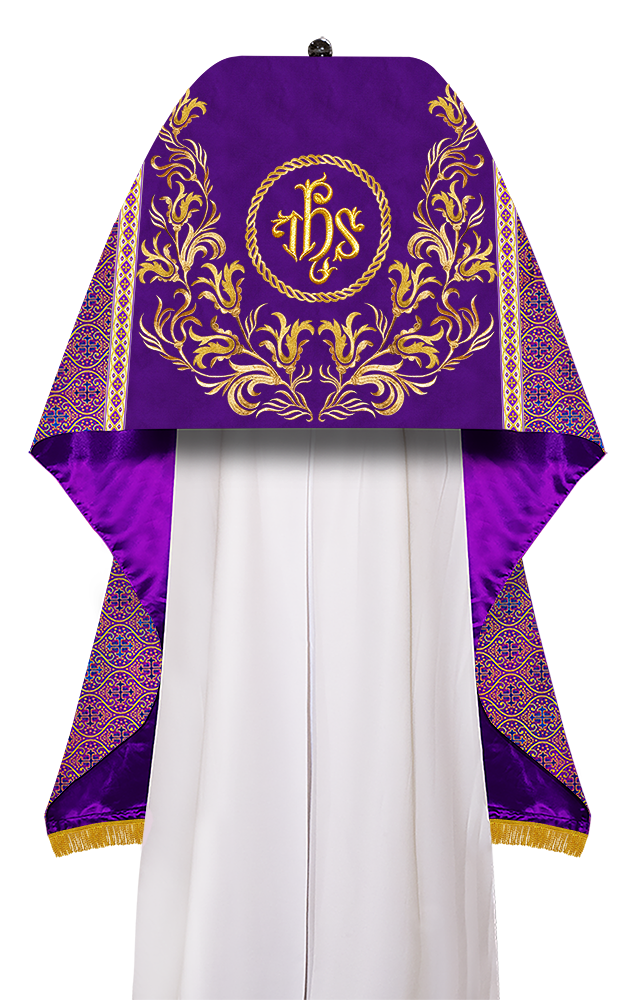 Humeral Veil Vestment with Embroidery Motif