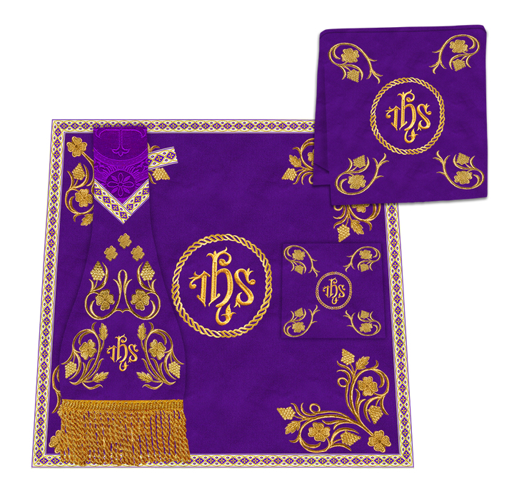 Gothic Cope Enhanced With Grapes Embroidery