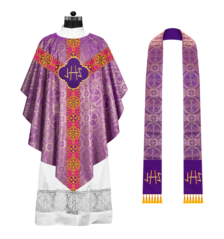 Ornate Liturgical Pugin Chasuble Vestment