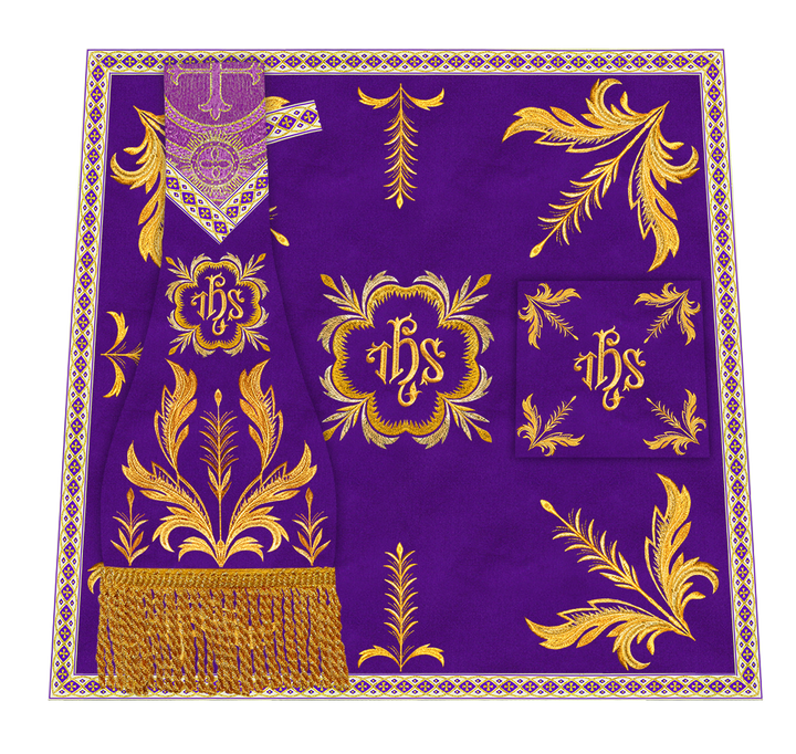 Borromean Chasuble Vestment With Liturgical Trims