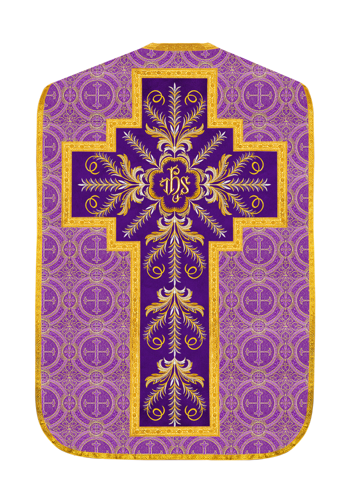 Roman Chasuble with liturgical motifs