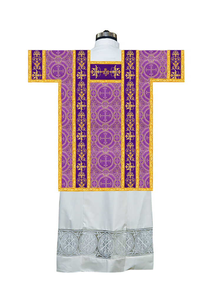 Tunicle Vestment with Adorned Orphrey