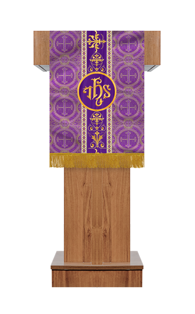 Altar Cloth with Spiritual Motif and Trims