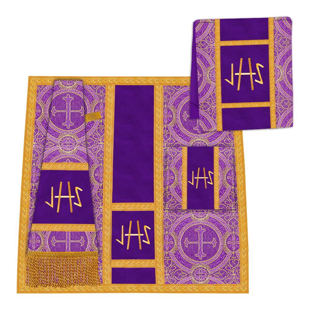 Liturgical Cope Vestments with Ornate Trims