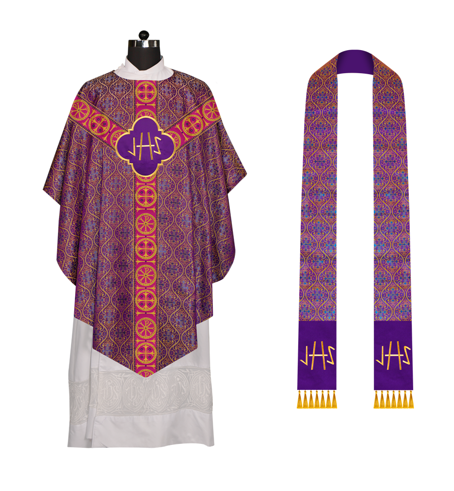 Exquisite Pugin chasuble with Orphrey